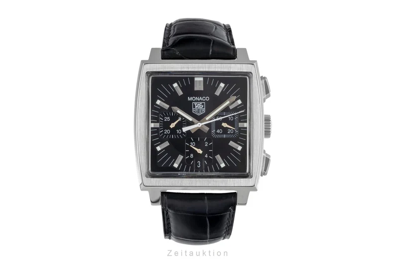 Tag Heuer Monaco chronograph steel automatic men's watch CW2111-0 LP: 7950EUR [2603832]