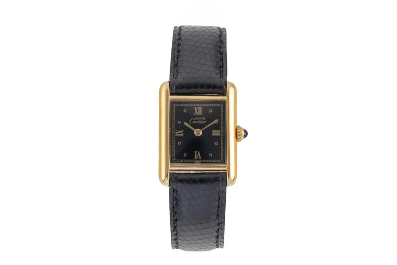 Cartier Tank silver-gilt quartz women's watch 5057001 [2603995]