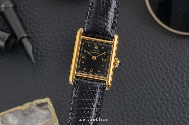 Cartier Tank silver-gilt quartz women's watch 5057001 [2603995]
