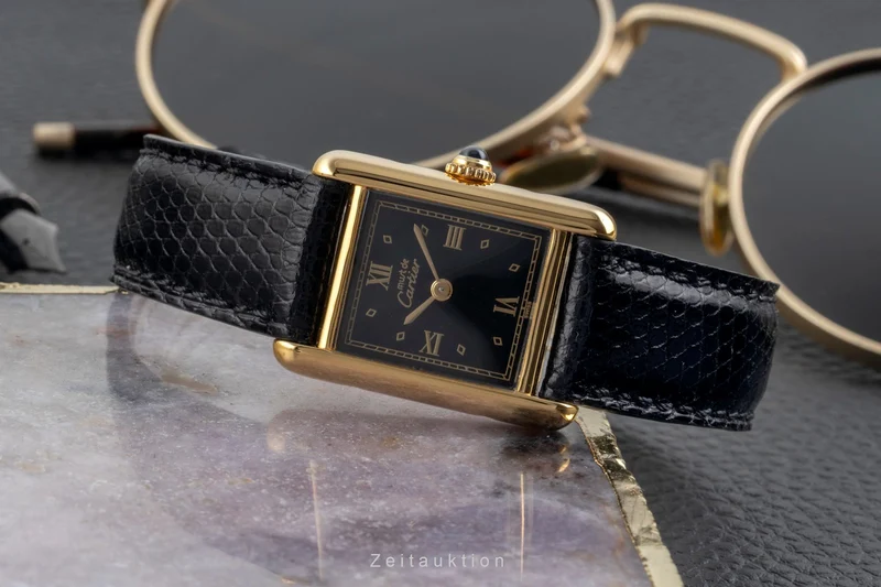 Cartier Tank silver-gilt quartz women's watch 5057001 [2603995]