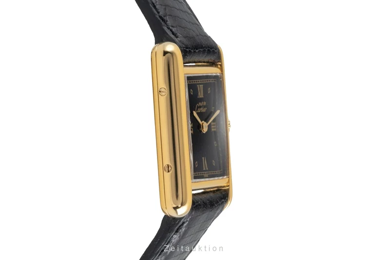 Cartier Tank silver-gilt quartz women's watch 5057001 [2603995]