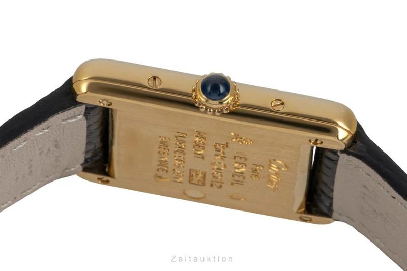 Cartier Tank silver-gilt quartz women's watch 5057001 [2603995]