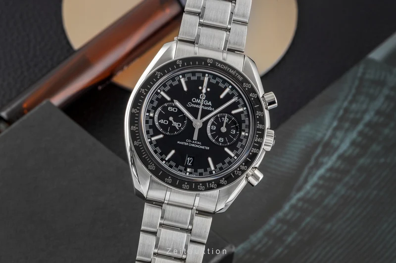 Omega Speedmaster Racing chronograph steel automatic men's watch 329.30.44.51.01.001 LP: 10400EUR [2604212]