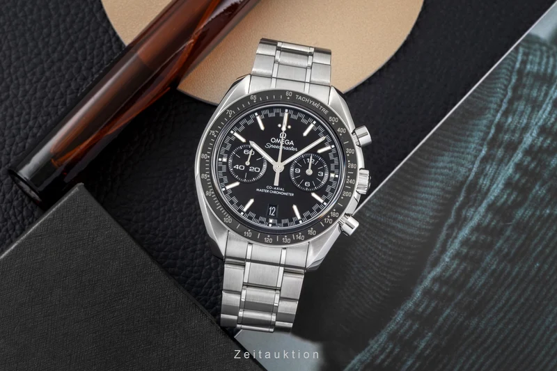 Omega Speedmaster Racing chronograph steel automatic men's watch 329.30.44.51.01.001 LP: 10400EUR [2604212]
