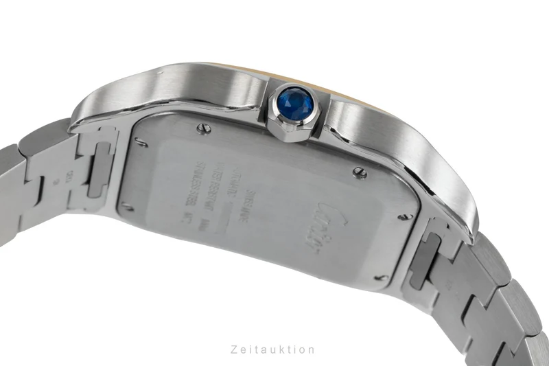 Cartier Santos steel / gold automatic men's watch W2SA0006 LP: 14000EUR [2603941]