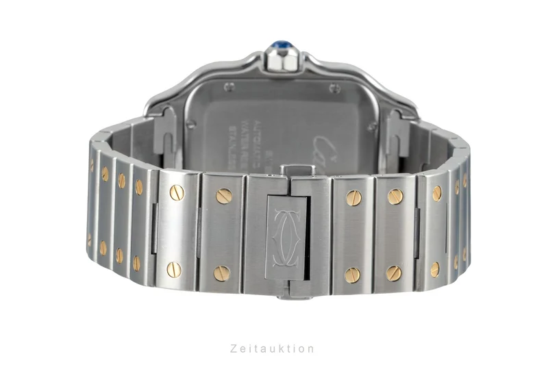 Cartier Santos steel / gold automatic men's watch W2SA0006 LP: 14000EUR [2603941]