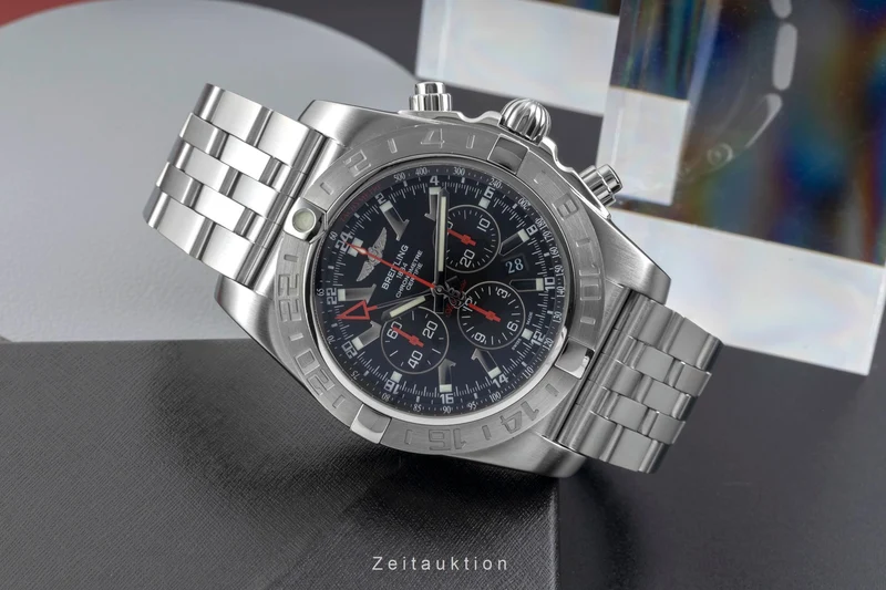 Breitling Chronomat 47 GMT chronograph steel automatic men's watch S041B48PS, AB0412 Limited [2603936]