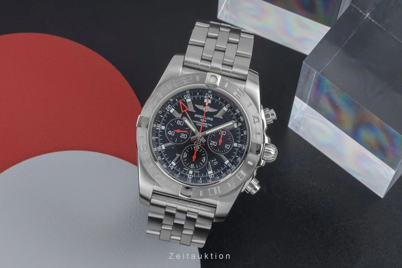 Breitling Chronomat 47 GMT chronograph steel automatic men's watch S041B48PS, AB0412 Limited [2603936]