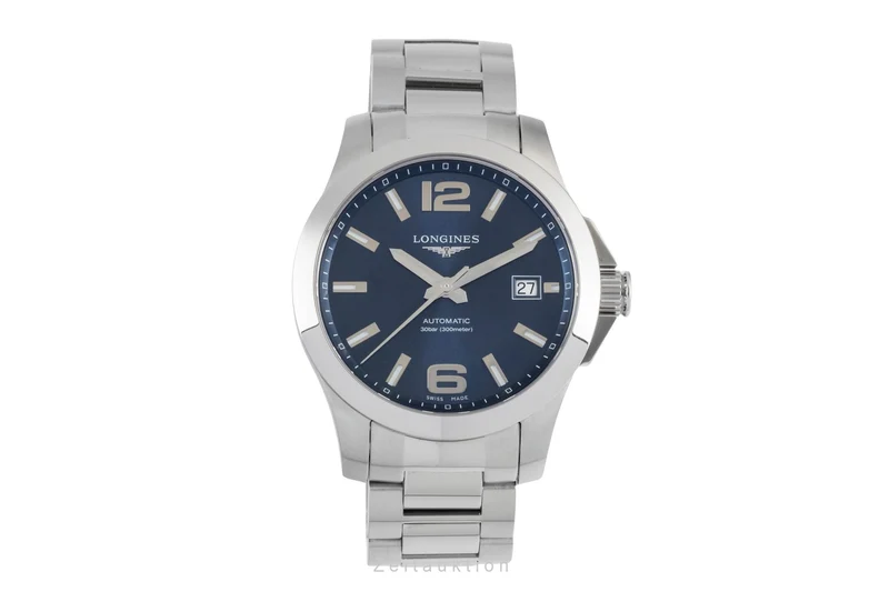 Longines Conquest steel automatic men's watch L3.676.4.99.6 LP: 2250EUR [2603865]