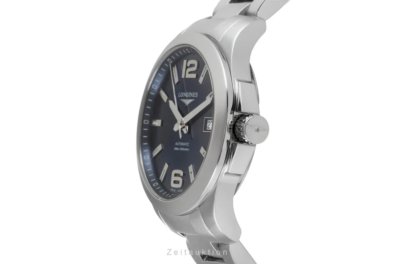 Longines Conquest steel automatic men's watch L3.676.4.99.6 LP: 2250EUR [2603865]