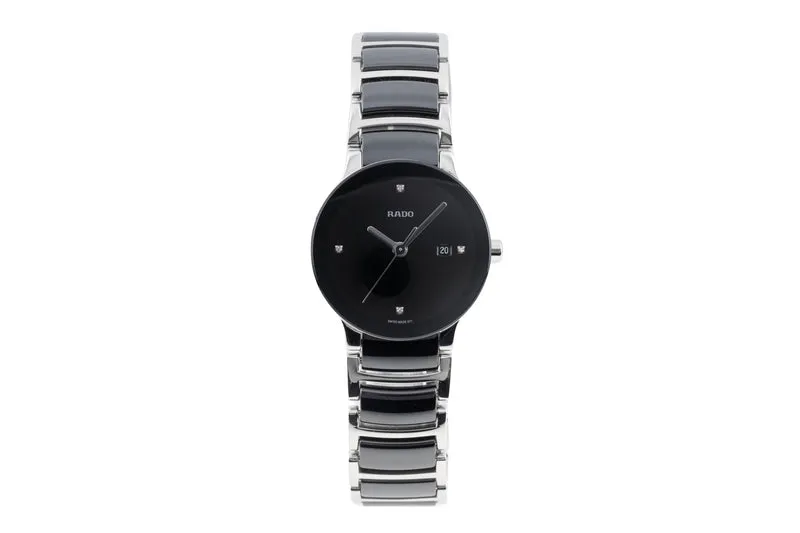 Rado Centrix ceramic / steel quartz women's watch 01.111.0935.3.071 [2603582]