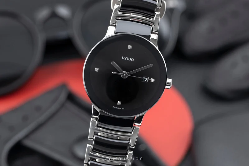Rado Centrix ceramic / steel quartz women's watch 01.111.0935.3.071 [2603582]