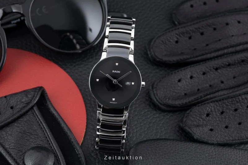 Rado Centrix ceramic / steel quartz women's watch 01.111.0935.3.071 [2603582]