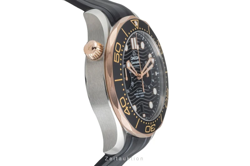 Omega Seamaster chronograph steel / gold automatic men's watch 210.22.44.51.01.001 LP: 13600EUR [2603977]
