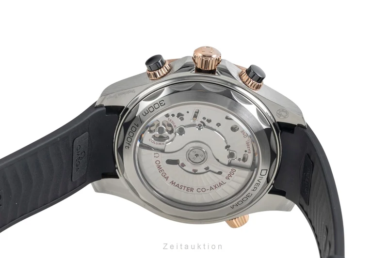 Omega Seamaster chronograph steel / gold automatic men's watch 210.22.44.51.01.001 LP: 13600EUR [2603977]
