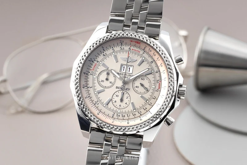 Breitling Bentley 6.75 chronograph steel automatic men's watch A44362 [2506061]