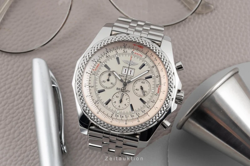 Breitling Bentley 6.75 chronograph steel automatic men's watch A44362 [2506061]