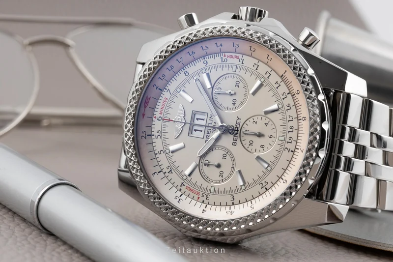 Breitling Bentley 6.75 chronograph steel automatic men's watch A44362 [2506061]