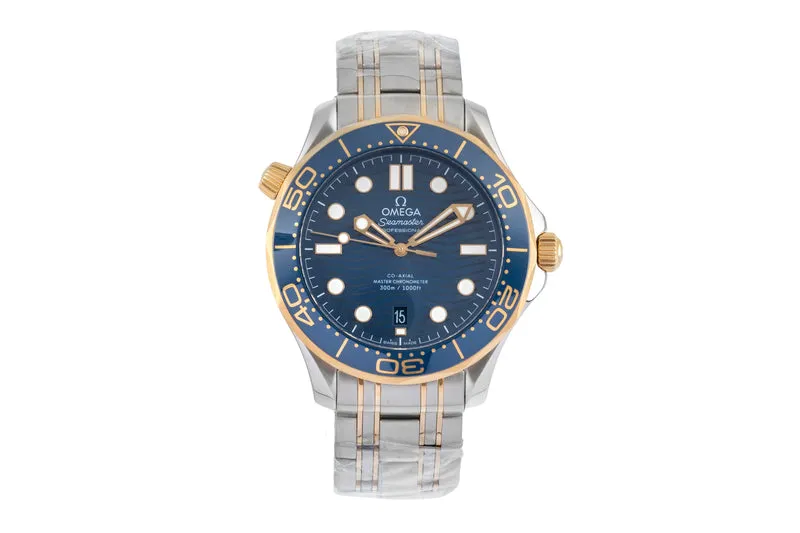 Omega Seamaster steel / gold automatic men's watch 210.20.42.20.03.001 LP: 14200EUR [2604095]