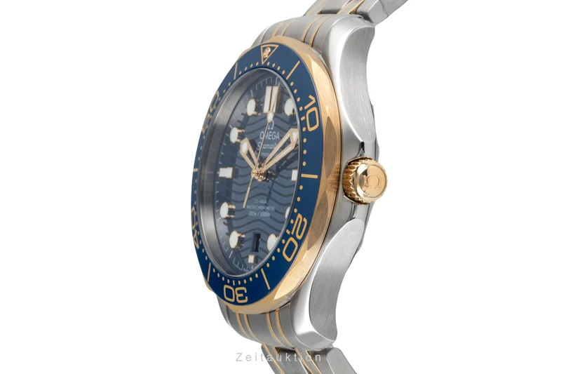 Omega Seamaster steel / gold automatic men's watch 210.20.42.20.03.001 LP: 14200EUR [2604095]