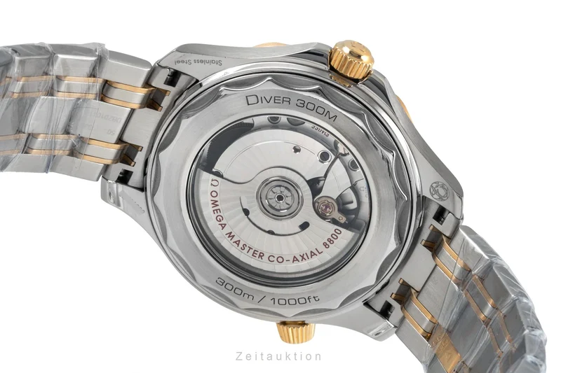 Omega Seamaster steel / gold automatic men's watch 210.20.42.20.03.001 LP: 14200EUR [2604095]
