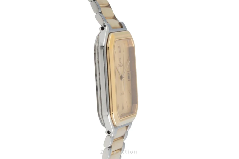 Omega De Ville steel / gold quartz men's watch DL 396.0949 Vintage [2603868]