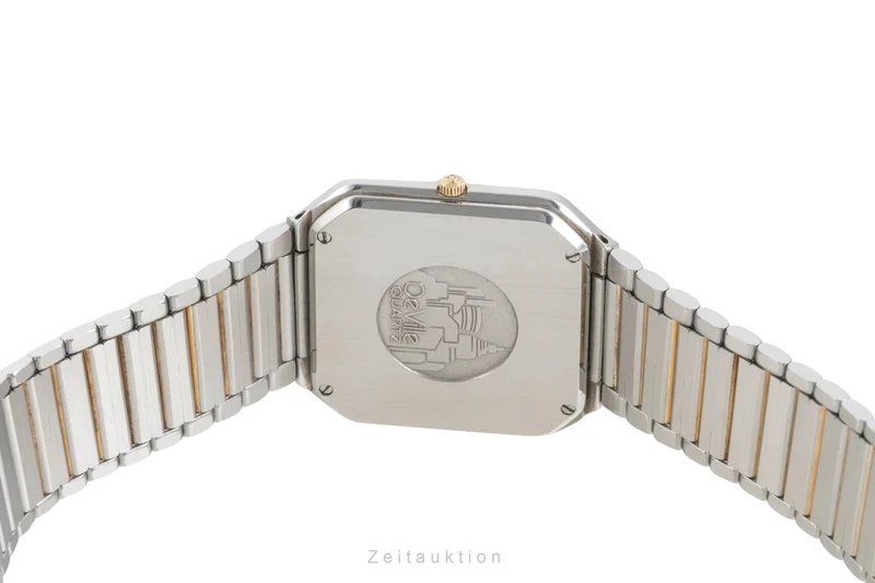 Omega De Ville steel / gold quartz men's watch DL 396.0949 Vintage [2603868]