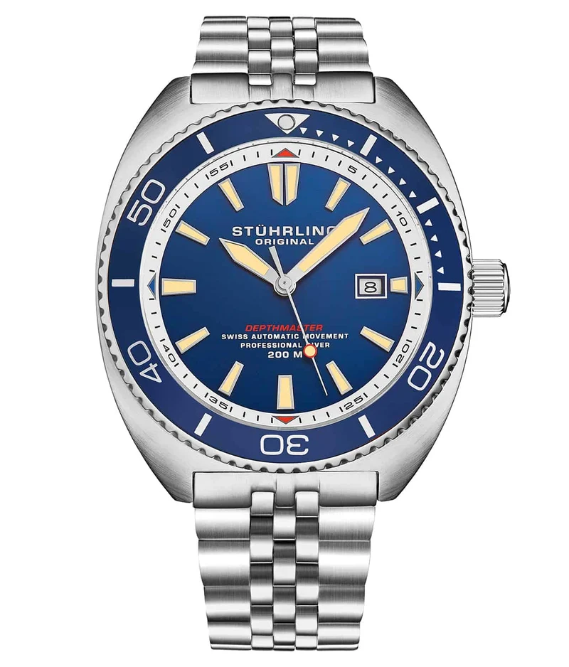 Stührling The Swiss Automatic Depthmaster 1008 45mm Diver