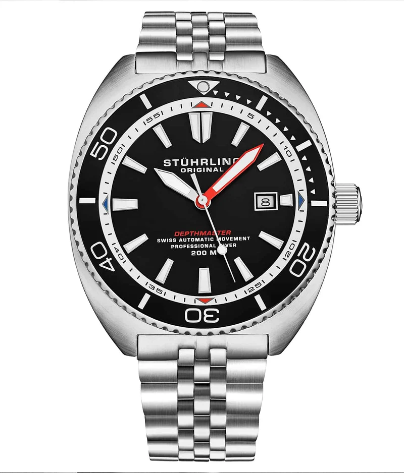 Stührling The Swiss Automatic Depthmaster 1008 45mm Diver