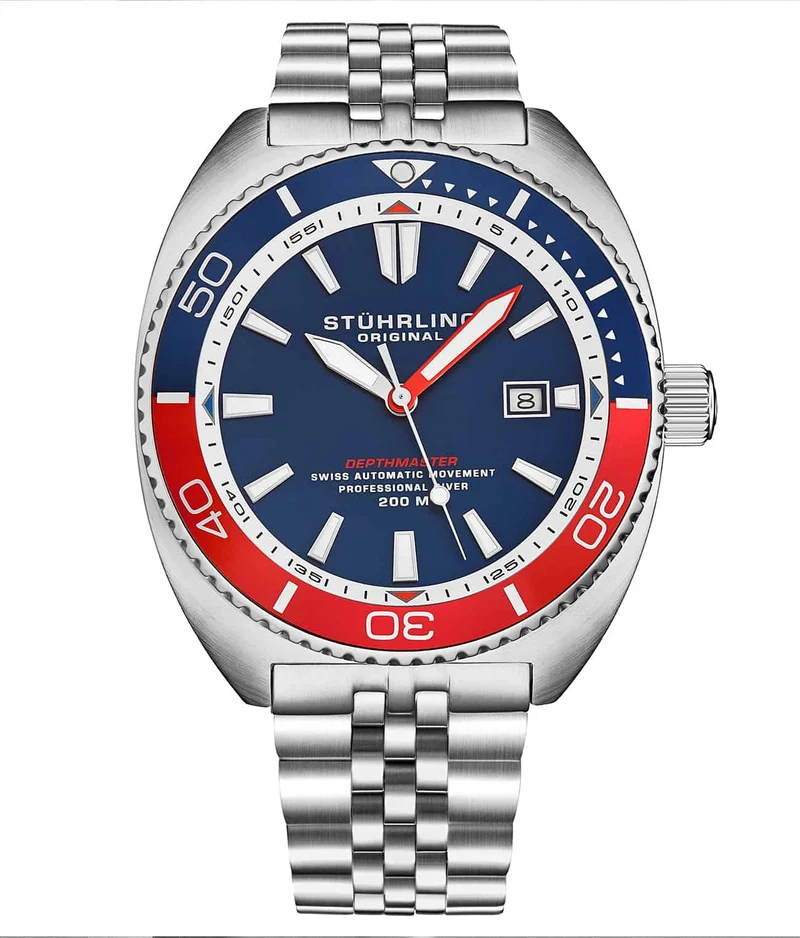 Stührling The Swiss Automatic Depthmaster 1008 45mm Diver