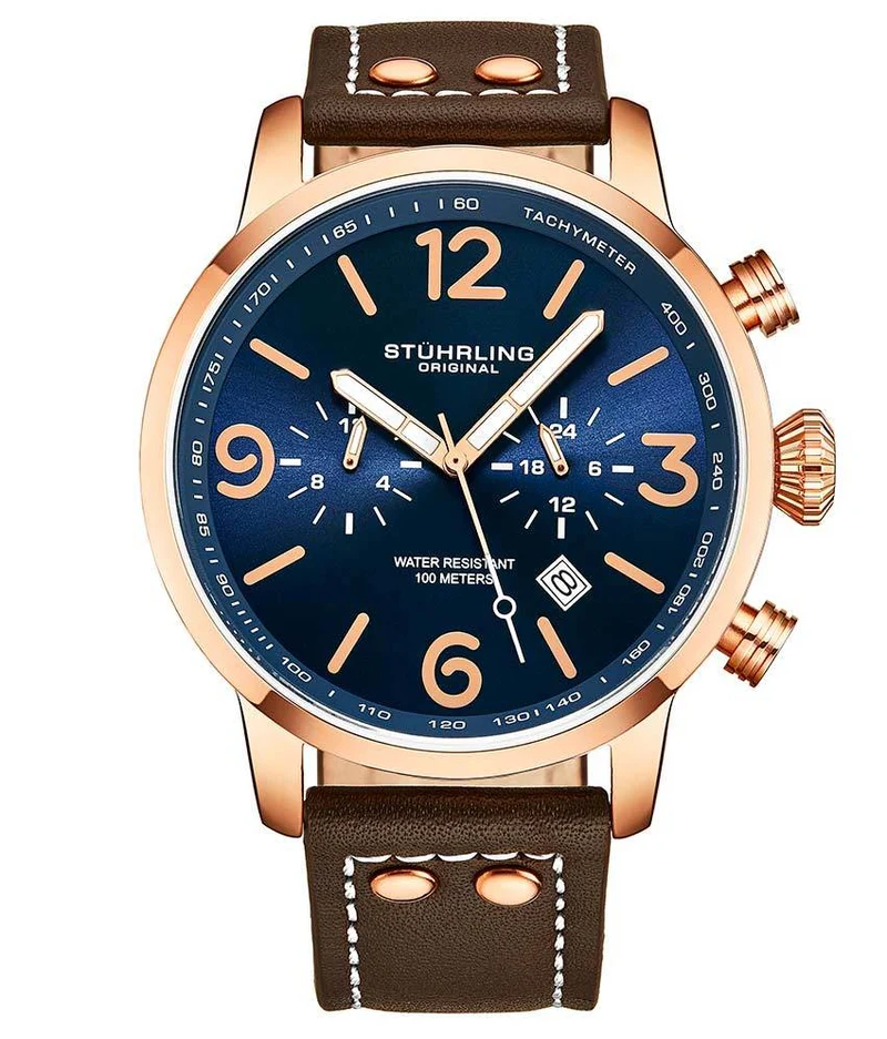 Stührling 3956 Quartz 45mm Aviator