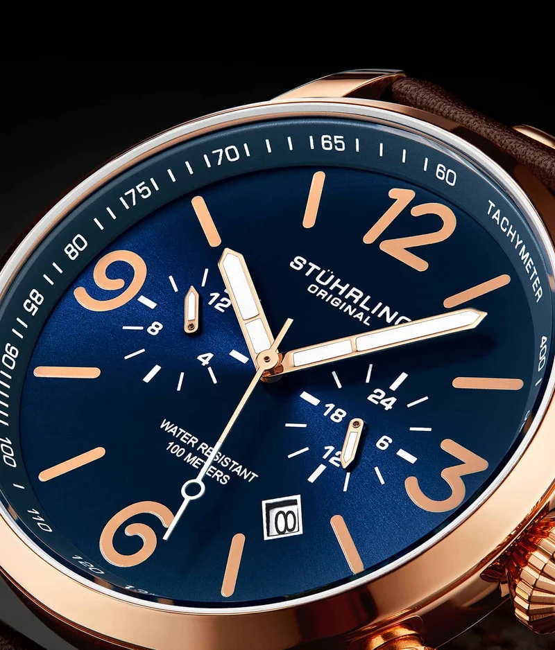 Stührling 3956 Quartz 45mm Aviator