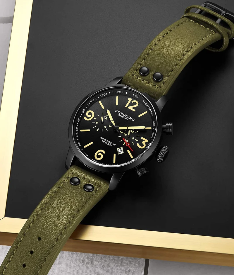 Stührling 3956 Quartz 45mm Aviator