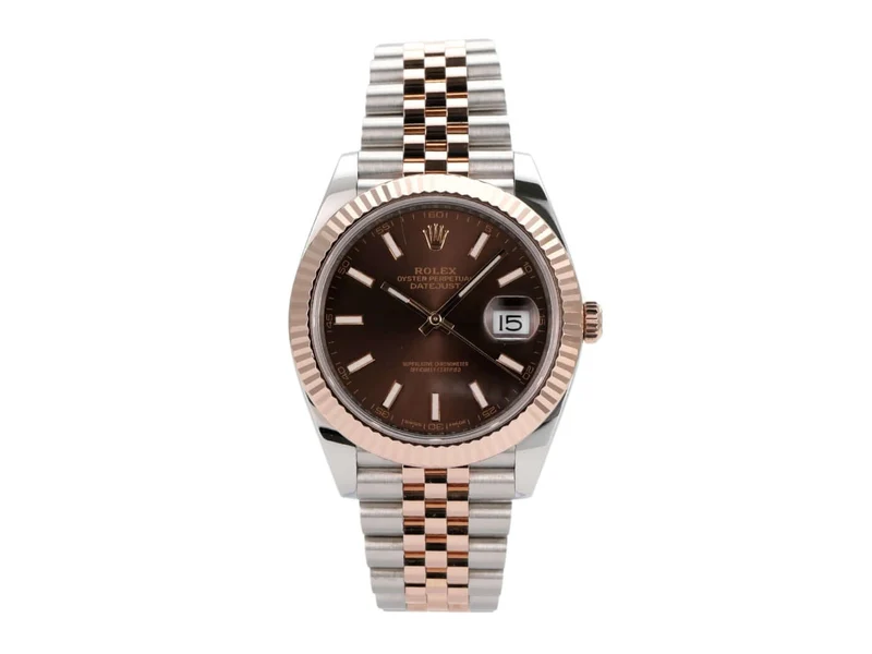 Rolex Datejust 41 Edelstahl Everose-Gold 126331 Choco Jubile-Band