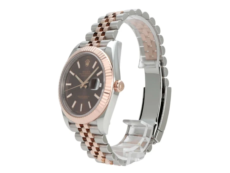 Rolex Datejust 41 Edelstahl Everose-Gold 126331 Choco Jubile-Band