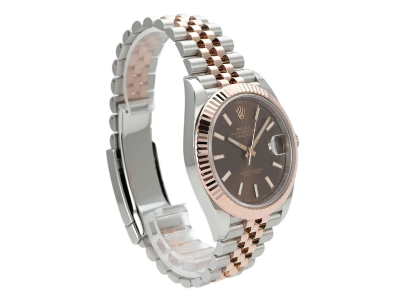 Rolex Datejust 41 Edelstahl Everose-Gold 126331 Choco Jubile-Band