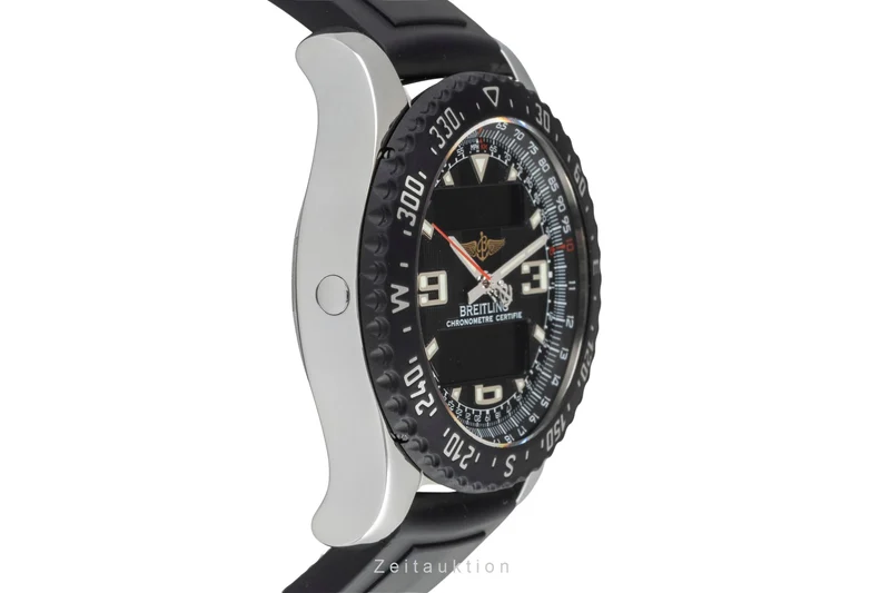 Breitling Airwolf chronograph Steel / rubber quartz men's watch A78364 [2604104]