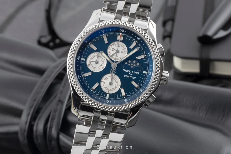 Breitling Bentley Mark VI chronograph steel / platinium automatic men's watch P19362 [2604316]