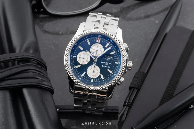 Breitling Bentley Mark VI chronograph steel / platinium automatic men's watch P19362 [2604316]