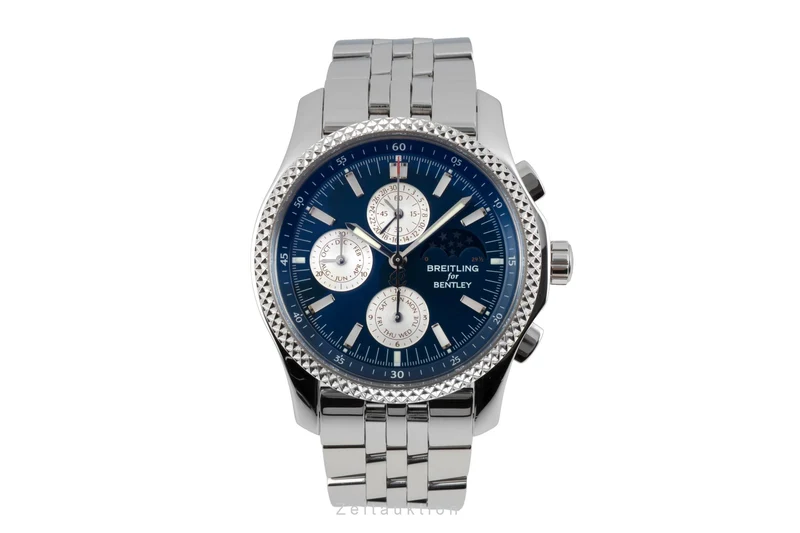 Breitling Bentley Mark VI chronograph steel / platinium automatic men's watch P19362 [2604316]