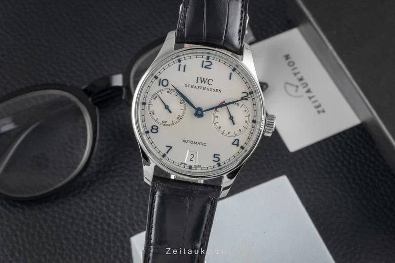 IWC Portugieser steel automatic men's watch IW500107 LP: 14000EUR [2603886]