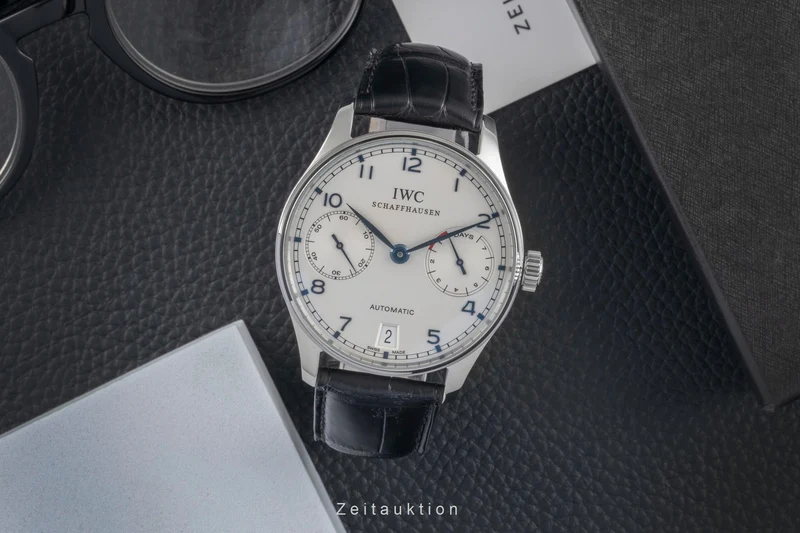IWC Portugieser steel automatic men's watch IW500107 LP: 14000EUR [2603886]