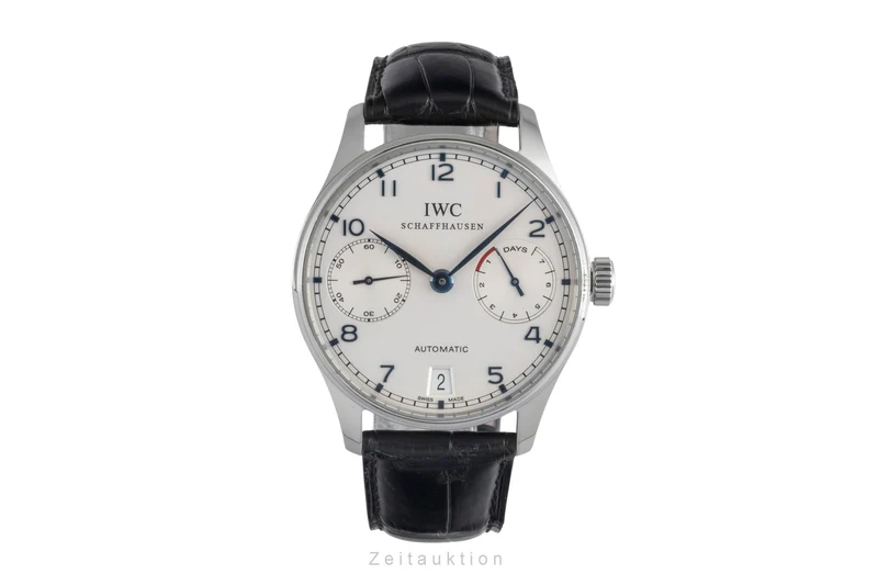 IWC Portugieser steel automatic men's watch IW500107 LP: 14000EUR [2603886]