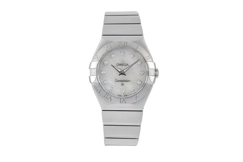 Omega Constellation steel quartz women's watch 123.10.27.60.05.001 [2604096]