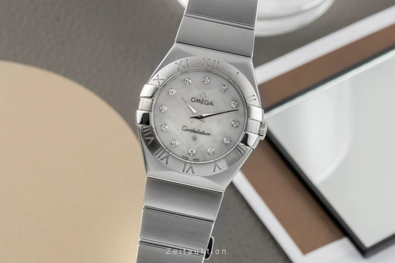 Omega Constellation steel quartz women's watch 123.10.27.60.05.001 [2604096]
