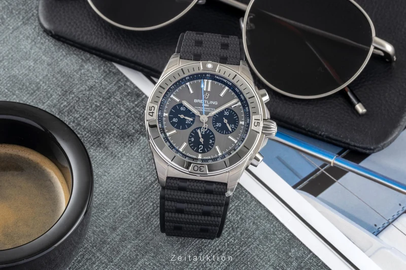 Breitling Chronomat chronograph titanium automatic men's watch EB0134101M1S1 LP: 10000EUR [2604225]