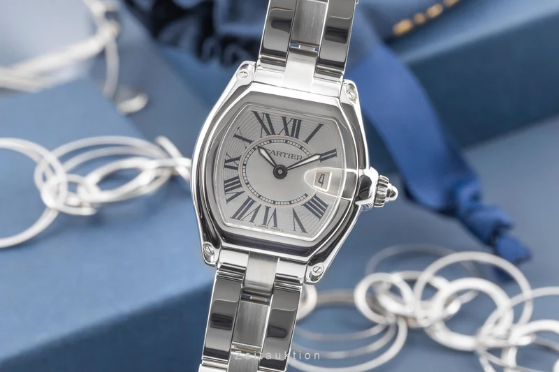 Cartier Roadster steel quartz women's watch W62016V3, 2675 [2604050]