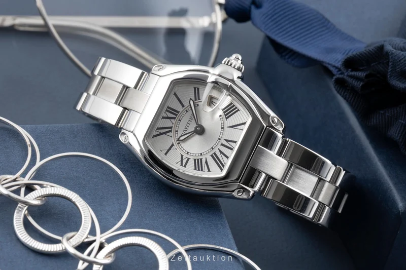 Cartier Roadster steel quartz women's watch W62016V3, 2675 [2604050]