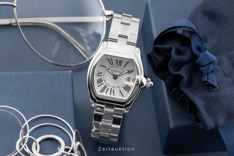 Cartier Roadster steel quartz women's watch W62016V3, 2675 [2604050]