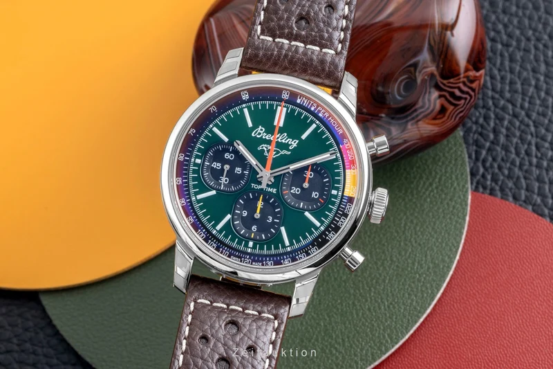 Breitling Top Time chronograph steel automatic men's watch AB01762A1L1X1 LP: 7250EUR [2604209]